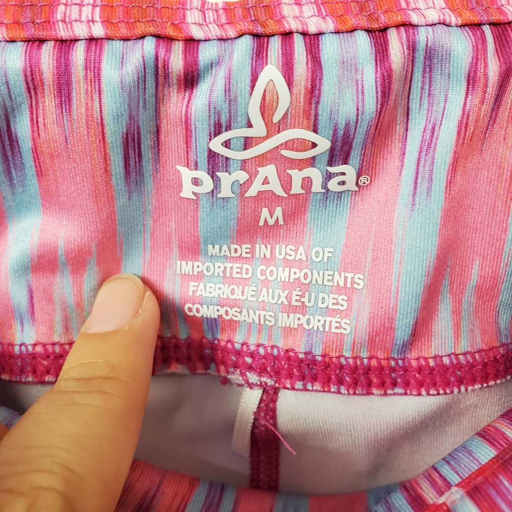 Prana Roxanne Festival Yoga Cropped Capri Leggings Womens Size Medium - Picture 7 of 7
